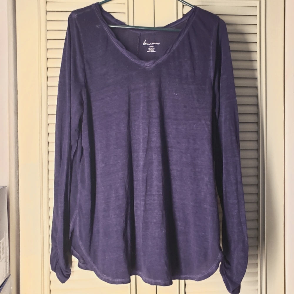 Purple Lane Bryant long-sleeved tee | 14-16US